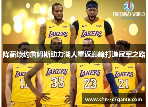 降薪续约詹姆斯助力湖人重返巅峰打造冠军之路